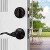Probrico Oil Rubbed Bronze Entry Lever and Deabolt Set, Keyed