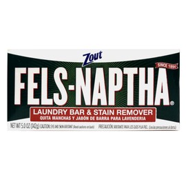 Fels Naptha Laundry Bar and Stain Remover, 5 Ounce Pack of 4