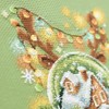 Wizardi Counted Cross-Stitch Kit Light Christmas 100-245 Magic Needle