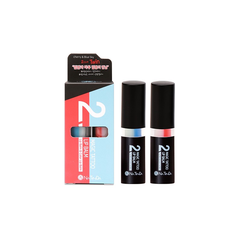Natinda Indelible magic tattoo lip balm, moisturizing lip reversal lipstick,