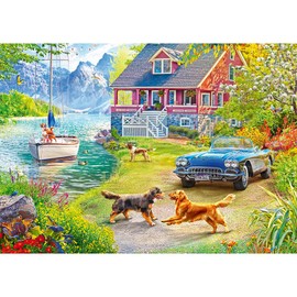 Trefl 37497 2-in-1: Summer Relaxation 2 x 500 Piece Set of Two Puzzles, DIY, Creative Entertainment, for Adults and Children from 10 Years, Multicoloured
