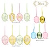 Valery Madelyn 26Pcs Easter Eggs Tree Ornaments for Easter Decorations,