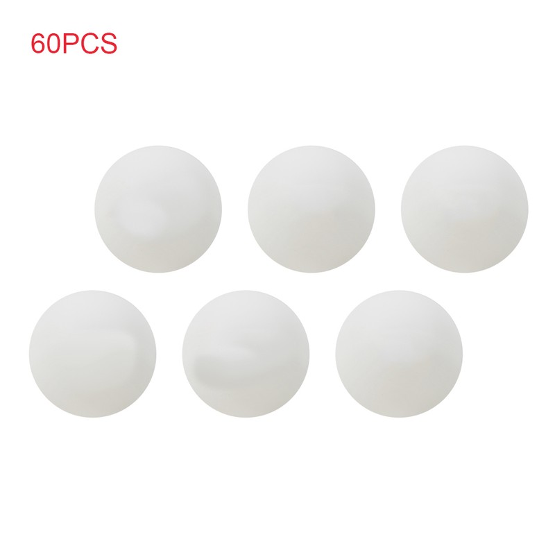 60PCS 40mm Standard Durable ABS Practice Training Exercise Ping Pong
