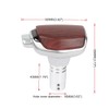 muge racing Gear Shift Knob, PU Leather Metal Automatic Car