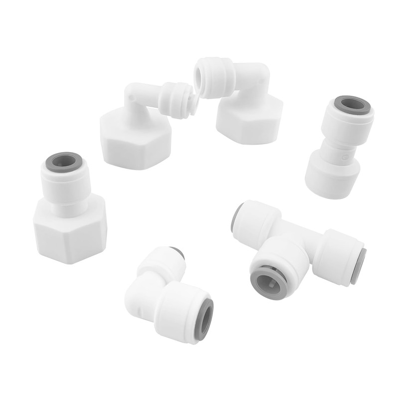 Qrity 1 PCS Water Purifier Elbow Connector, 3/4" BSP Female