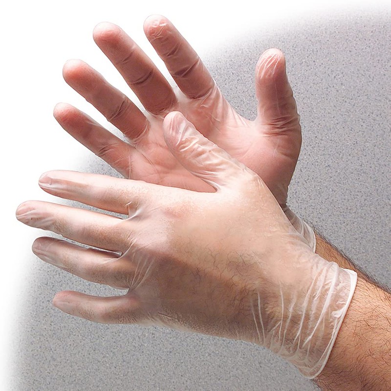 DEKTON DT70700 100Pc Disposable Vinyl Gloves (L)