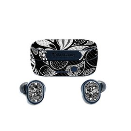 MightySkins Carbon Fiber Skin for Skullcandy Sesh True Wireless Earbuds - Drops | Protective, Durable Textured Carbon Fiber Finish | Easy to Apply, Remove, and Change Styles | Made in The USA