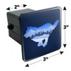 GRAPHICS & MORE Wolf Silhouette Running Snow Scenery Tow Trailer