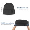 FORVEVO Mens Beanie Hat, Thermal Winter Beanie with Soft Fleece