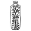 English Pewter Company 3oz Celtic Design Slimline Top Pocket Liquor