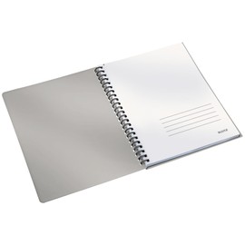 Leitz 44610000 Executive College Notepad A4 Squared Spiral Bound with PP Cover Multicoloured