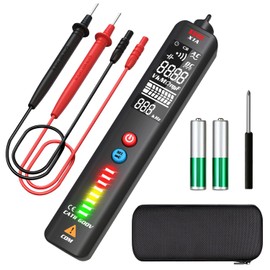 BSIDE - Voltage Tester, EBTN Screen Voltage Tester with Capacity Test and Adjustable Sensitivity, Non-Contact AC Sensor Pen Socket Tester Live Wire Tester Protective Case