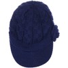 BYOS - Gorro de invierno para mujer, forro polar, elegante,
