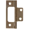 The Hillman Group 851963 3-Inch Non Mortise Hinge with Fixed Pin, SatinBrass Finish