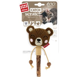 GiGwi Cat Toy Matatabi Toy Charm Stick Bear