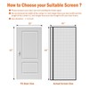 wohomzy Magnetic Screen Door Fits Door Size 38" x 83",