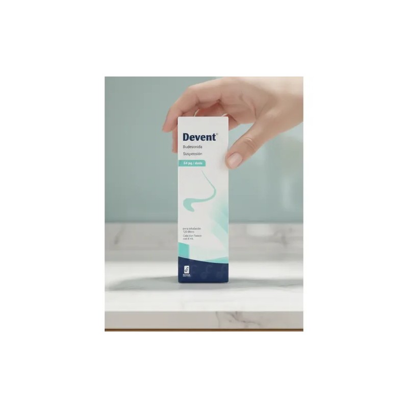Devent Budesonida 64 Mcg / dosis suspensión nasal 120 dosis