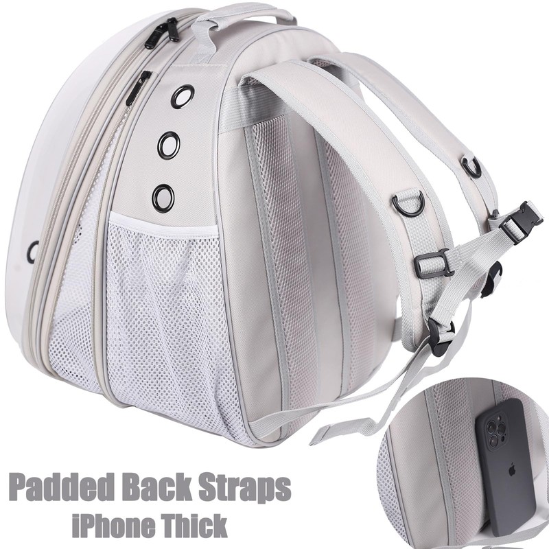 Front Expandable Cat Backpack, Fit up to 20 lbs, Space