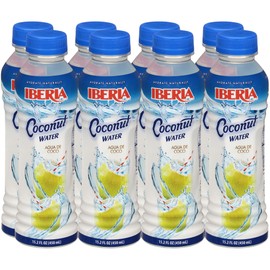 Iberia 100% Pure Coconut Water, 15.2 fl oz (Pack of 8)