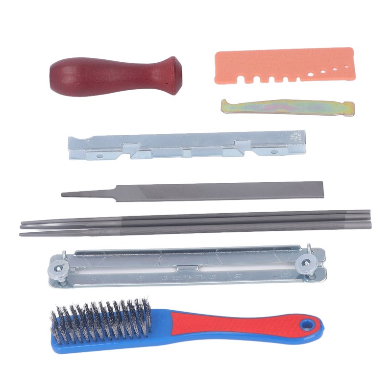 11Pcs Chainsaw Sharpener File Chain Saw Teeth Sharpening Tool Set