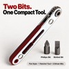 Mini Ratcheting Screwdriver for Tight Spaces – 4.06-Inch Reversible Alloy