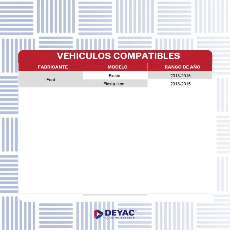 Radiador Para Ford Ikon Hatch Back 2013 2014 2015