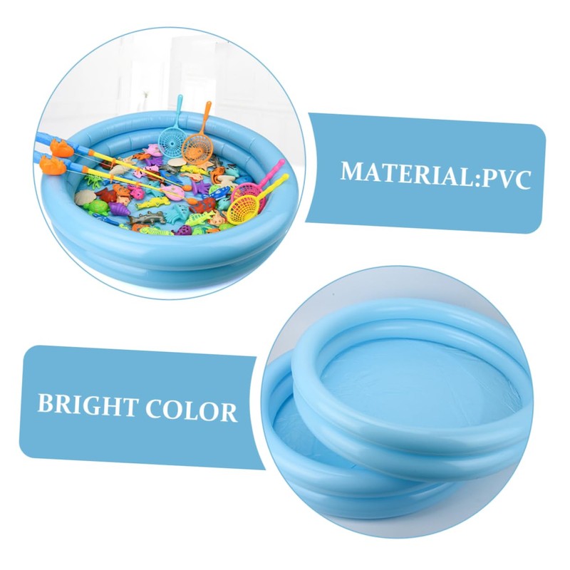 YARNOW 2 Sets Inflatable Baby Pool Small Round Boys and