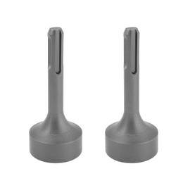 OTOTEC 2Pcs Ground Rod Driver Hammer Drill Rod Converter Compatible with SDS Plus System Rotary Hammers and Hammer Drills(85x35mm)