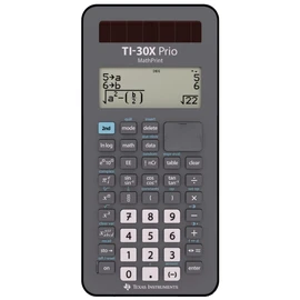 Calcuso Target Package: TI-30X Prio MathPrint + WYNGS Protective Case Dark Grey + Screen Protector + Book + Learning CD + Geometry Set + Extended Warranty from Calcuso
