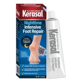 Kerasal Nighttime Intensive Foot Repair, Skin Healing Ointment For Cra