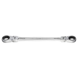 TONE RMFW-1618 Double Neck Swing Ratchet Glasses Wrench Double Sided Width 0.6 x 0.7 inches (16 x 18 mm)