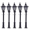 Evemodel Set of 5 Model Parking Lanterns LED Light Lamps