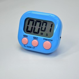 Universal Digita Countdown Timer, Multi Mode Alerts and Foldable lBase for Meal Prep Workout Timing Presentation Control (Blue)