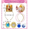 Blonde Princess Wig Set with Tiara, Brooch, Earrings and Wig