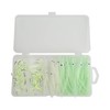 Squid Skirts Fishing Lures Glow Night Quadruple Fishing Hooks Luminous