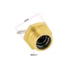 SG Store 2Pcs M22x1.5 Brass Drain Valve External Thread 27mm