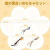 Cat Toy, Bird, Feather Toy, Bell Included, Sturdy Fishing Rod,