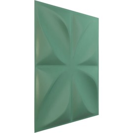 Ekena Millwork 11 7/8"W x 11 7/8"H Helene EnduraWall Decorative 3D Wall Panel, Sea Mist (Covers 0.98 Sq. Ft.