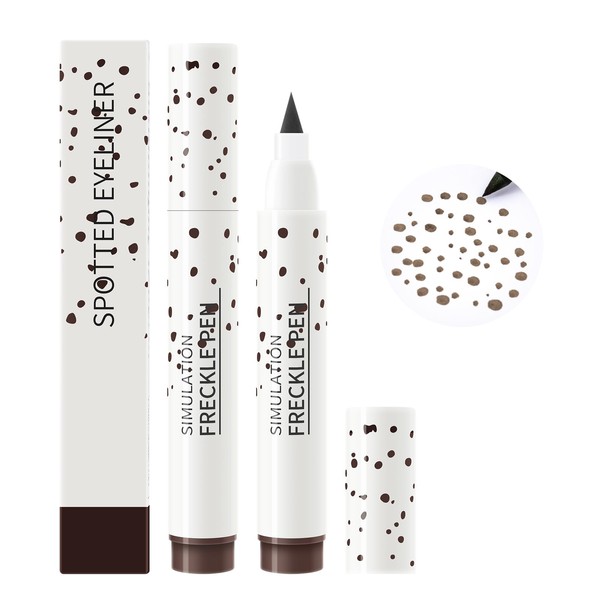 Freckle Pen, Natural Lifelike Faux Freckles Pen Waterproof, Long -