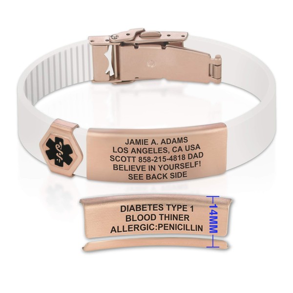 Divoti Sport ID Medical Alert Bracelet – Personalized Medical ID