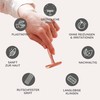 MYLILY Safety Razor Including 5 Razor Blades, Women's Safety Razor,