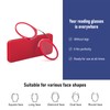 REAVEE 2 Pack Pinch Nose Clip on Reading Glasses Armless