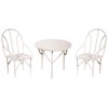 Rayher 46066102 3-Piece Seating Set, 2 Chairs plus 1 Table,