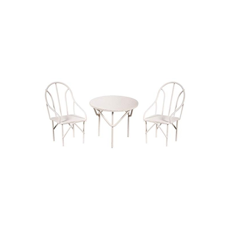 Rayher 46066102 3-Piece Seating Set, 2 Chairs plus 1 Table,