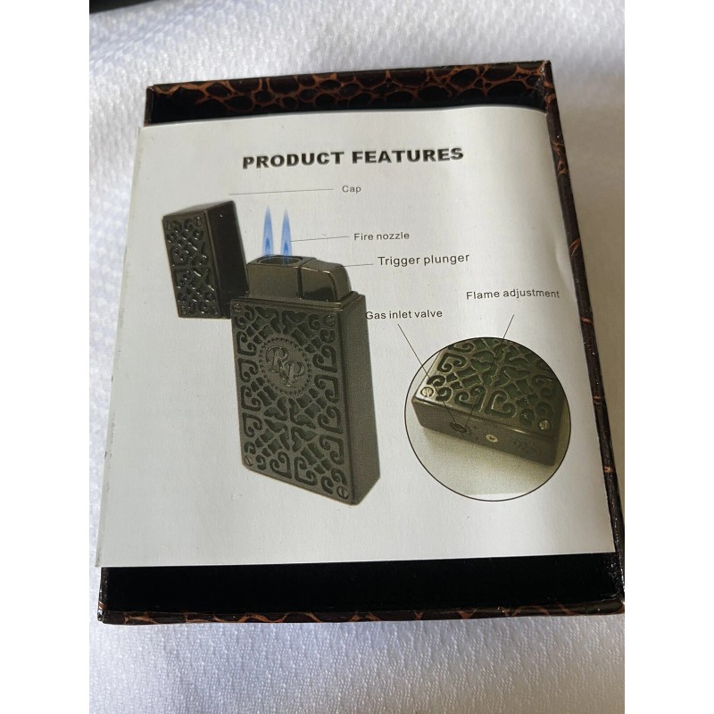 Rocky Patel Burn Double Jet Lighter - Light Green with