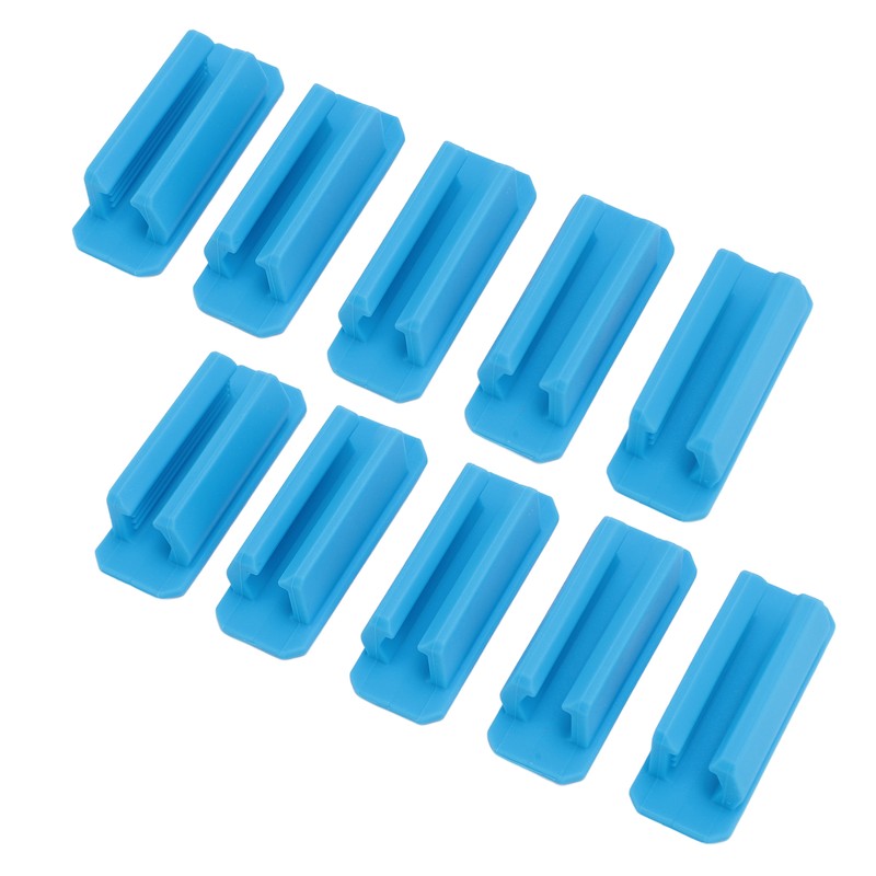 10pcs Adhesive Pen Holder Multipurpose Elastic Flexible Silicone Pencil Holder
