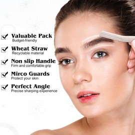 3Pcs Dermaplaning Blades for Face, Face Razors for Women Hair Shavera for Eyebrow, Facial Peach Fuzz, Body Fine Hair, Dead Skin Remover