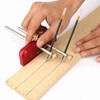 Woodwork Draw Line Adjustable Aluminum Alloy Marking Gauge Wood Scribe