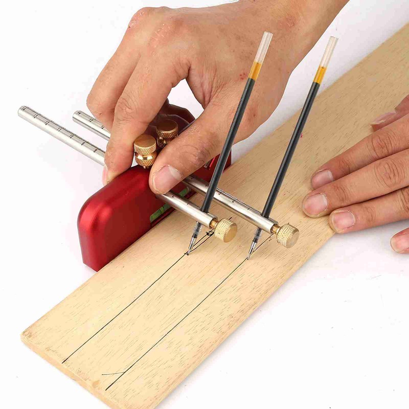 Woodwork Draw Line Adjustable Aluminum Alloy Marking Gauge Wood Scribe