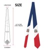 AKMCBSH Fashion Flag of Dominican Tie Comfortable Soft Novelty Necktie